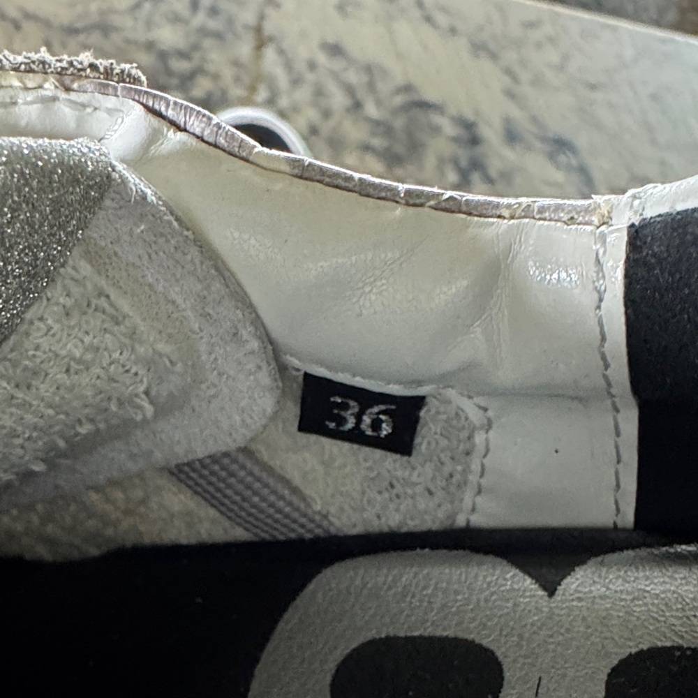 P448 Gray and Cream Athletic Shoes - Picture 5 of 5